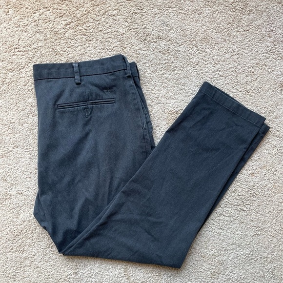 Dockers Other - Dockers Signature Khaki Athletic Fit Pants W40 L32 Dark Gray Flex Comfort